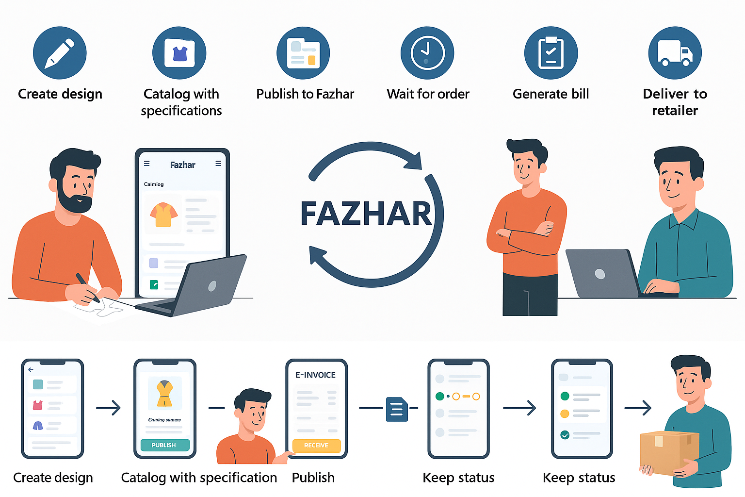 Fazhar supplier workspace